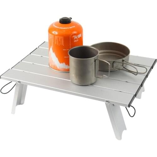 Portable Camping Mini Foldable Table Stove Stand Outdoor Hiking Picnic Desk Picnic Barbecue Climbing Folding Table Furniture
