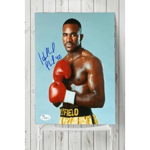 Postermanya Evander Holyfield Fight Poster 50x70 cm wall graphics gráficos de parede настенная графика