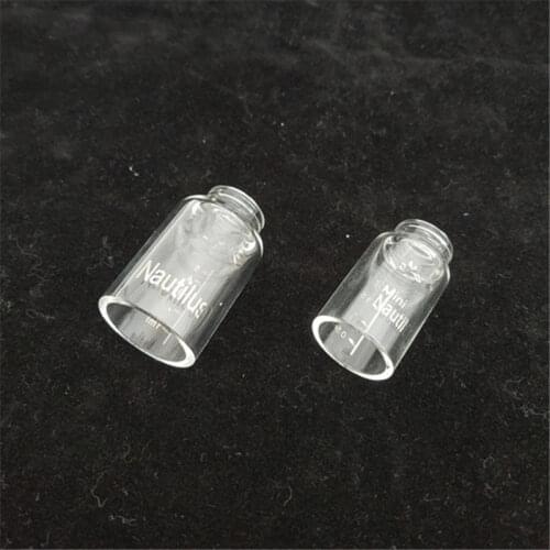 1PCS Glass Tube Cap Tank for Nautilus Mini 2ML18mm/ Nautilus 5ML 22mm Glass Cover