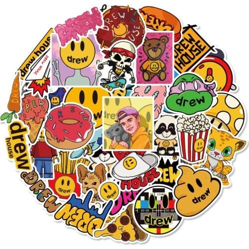 10/30/50pcs/pack Justin Bieber Singer Fashion Graffiti Stickers For Skateboard Bicycle Computer Notebook Car Childrens Toys DIY