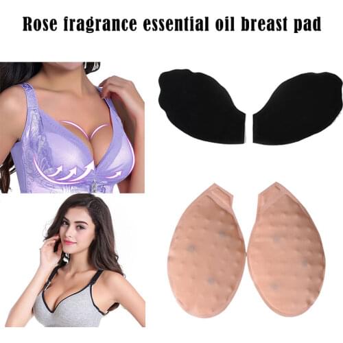 2 Colors 1 Pair Health Care Woman Magnetic Therapy Beauty Salon Rose Oil Pad Bra Insert Underwear Chest Pad