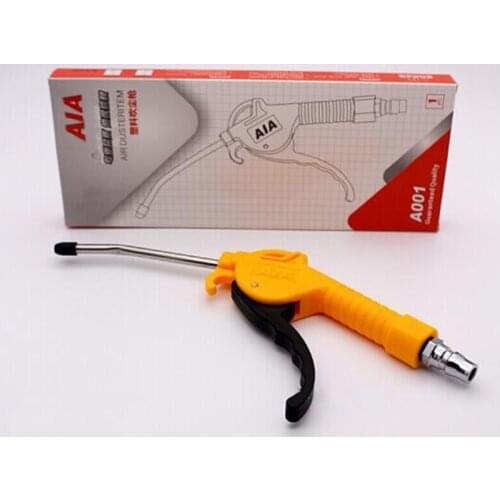 1 pc Air Blow Gun Yellow Angled Nozzle Plastic Handle Dust Gun Air Compressor Air Pump AR-TS