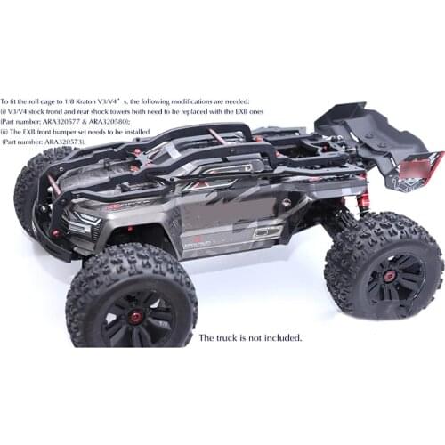 Protective Nylon Shell Based Roll Cage for 1/8 ARRMA KRATON EXB RC Car Monster Truck Accessories