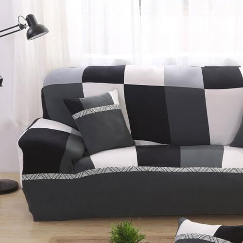 Sofa Cover Geometric Couch Cover Elastic Sofa Cover for Living Room Pets Corner L Shaped Chaise Longue Sofa Slipcover 1PC
