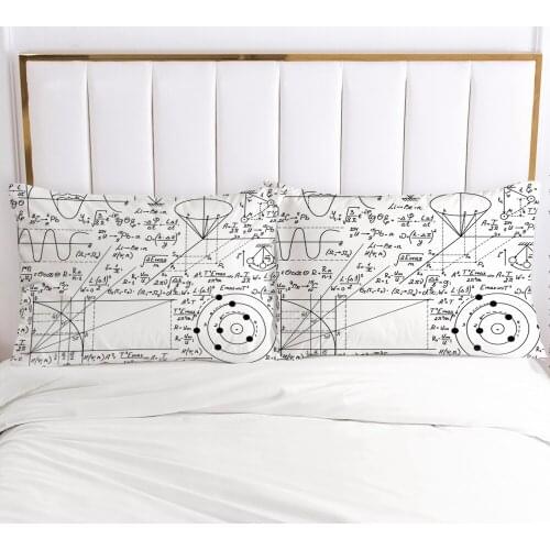 1pc Geometry Pillow cover Pillow case Bedding Pillowcase Pillowcovers decorative for home 50x70 50x75 white