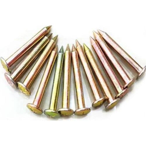 10pcs/set 3/5/7/8/10cm Surveying Steel Nails Survey Marker Boundary Survey Stake X4YD