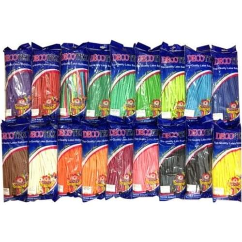 18 colors 100pcs Magic long Balloon 1.7g Of the Balloon Variety Mixed Colors To Marry With Balloon Festival Celebration Party