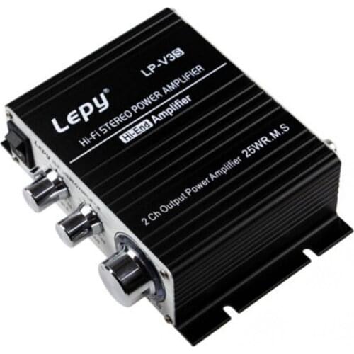 700W Mini Hi-Fi 12V Stereo Amplifier MP3 Motorcycle Car Amp for iPod