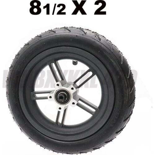 8 1/2x2 8.5 inch Rear Wheel Hub Damping Solid Tire Brake Disc foot support For Xiaomi M365 Pro Electric Scooter Accessories