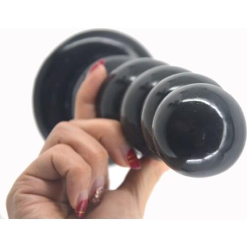 FAAK big dildo strong suction beads anal dildo box packed butt plug ball anal plug sex toys for women men adult product sex shop