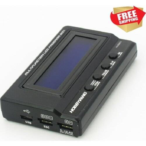 Radio control HW Multifunction LCD programer Box Integrated w/USB adaptor Voltmeter 3/1 option parts