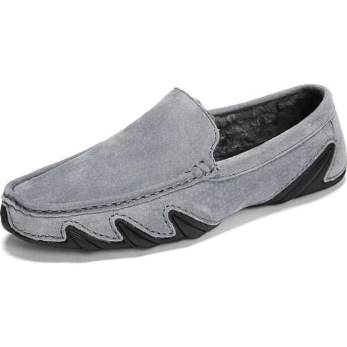 Jumpmore Winter Driving Shoes Men Casual Shoes Fashion Men Shoes Male Loafers Warm Moccasins Slip On Mens Flats Size 38-46