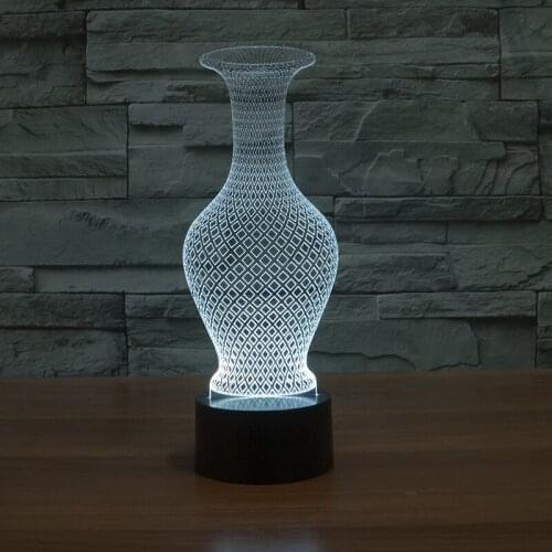 Novelty Usb 3d Desk Lamp Novelty Led Nightlight Manufacturer Bedside Ambient 3d Table Lamps For Living Room