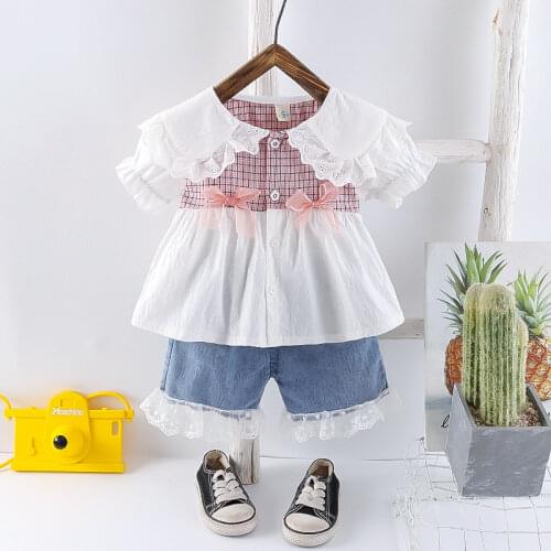 New Product 2021 Spring Boys Girls Korean Color Matching O Neck Striped Letter Sport Sweater+Pants Leisure Jogging Fit 1-8Years