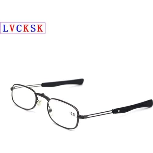 Women Portable Folding Reading Glasses Men Presbyopic Glasses magnifier Telescopic Leg Design Eyeglass Send Leather Case L3