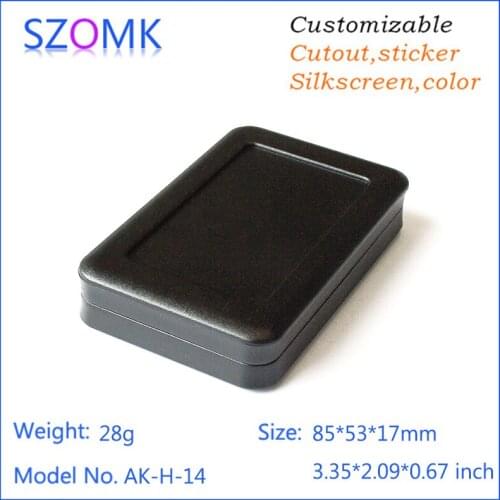 10 pcs, 85*53*17mm szomk plastic handheld enclosure equipment junction box diy small plastic box for electronics project