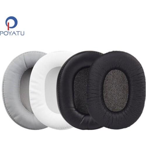 POYATU For SONY 7506 Ear Pads Headphone Earpads For SONY MDR 7506 MDR-V6 MDR-CD900ST Ear Pads Headphone Earpads Cushion Leather