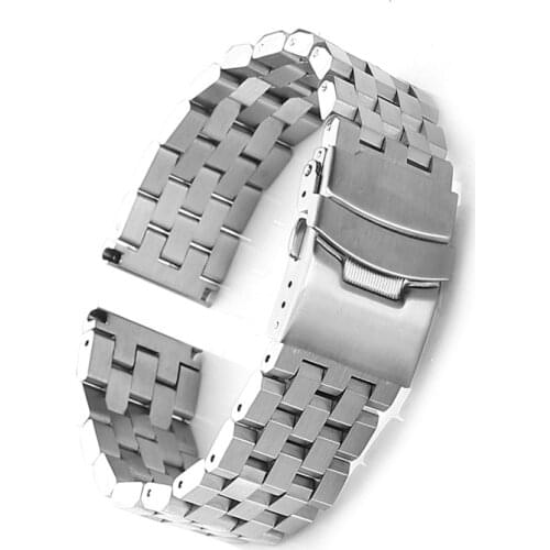 Watch Band Premium Solid Stainless Steel Watch Bracelet Straps Wristband 18mm 20mm 22mm 24mm 26mm