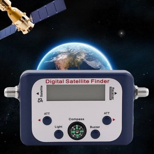 Satellite Finder for Campers Digital Satellite Signal Meter Finder Meter Satellite Receptor TV Signal Receiver Sat Decoder