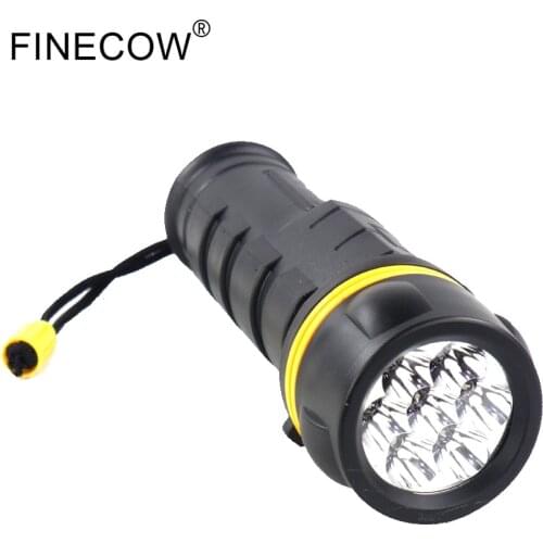 Super bright 7 independent spotlight waterproof and explosion-proof, suitable for camping/traveling/cycling flashlight