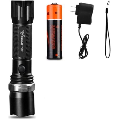 Black Hard Light Zoom Flashlight Creativity Portable Camping Fishing Flashlight Usb Design Lampe Torche Portable Lighting EC50SD