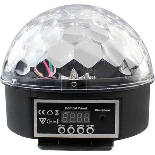LED Stage Lights Christmas Party Club RGB Stage Light Disco Crystal Magic Ball