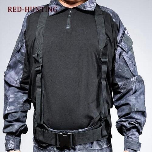 Tactical Vest Molle Belt Mens Army Special 1000D Nylon Military Convenient Combat H-shaped Soft Padded Vest