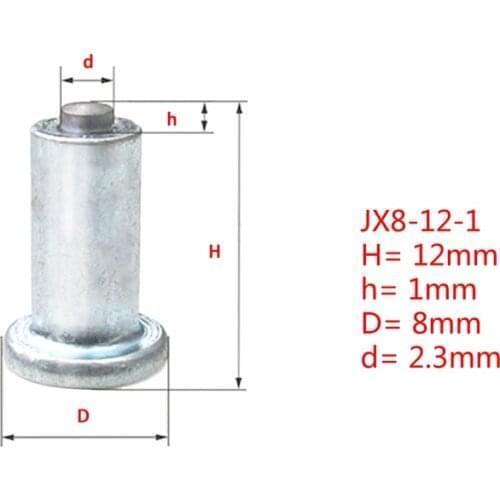 Universal 100pcs/lot Car Tires Studs Spikes Wheel 8x12mm Snow Chains For Car Vehicle Truck Motorcycle Tires Winter