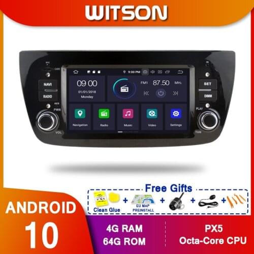 WITSON! Android10 Octa core PX5 CAR DVD player ForFIAT DOBLO IPS SCREEN 4GB RAM 64GB ROM CAR GPS NAVIGATION
