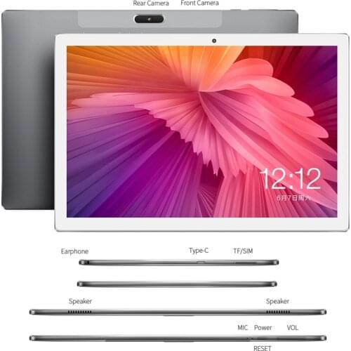 10 Deca Core X27 Tablets PC 10 Inch Andriod 8.0 1920*1200 IPS 4G Phone Call 4GB RAM 128GB ROM Type-C GPS Wifi Support PUBG Game