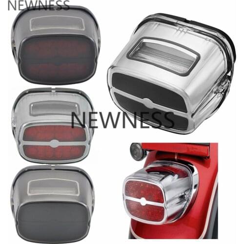 12V Motorcycle Taillight Lens LED Tail Brake Light Rear Lamp for Harley Sportster Roadster 1200 XL 883 Springer Heritage Softail