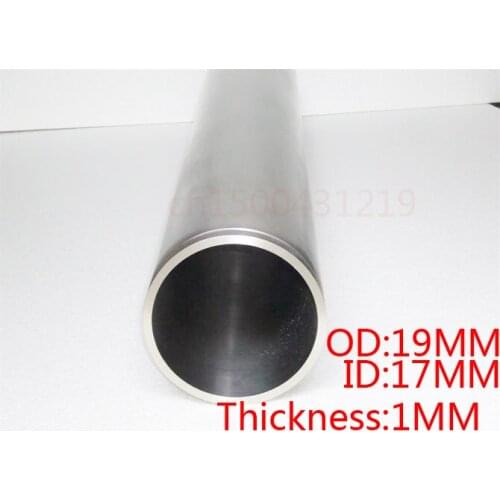 19mm OD 17mm ID 1mm thickness 50cm Gr2 titanium tube TA2 titanium pipelines titanium alloy pipe ti-alloy tube Heating