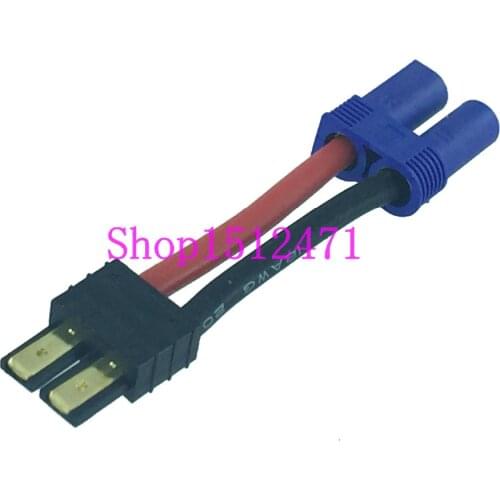 1pce EC5 female to Traxxas TRX male Adapter 14AWG For Lipo Battery