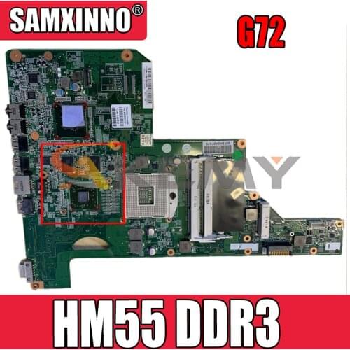 615848-001 For HP Pavilion G72 Notebook Mainboard HM55 216-0774009 DDR3 Laptop Motherboard