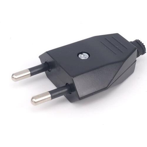 A052 A053 4.0mm Male EU Rewireable Power Plug 16A Electric Outlets Schuko France Germany Adapter Extension Cord Connector Plug