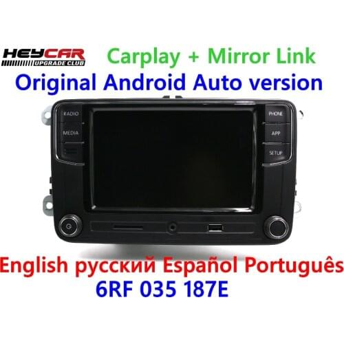 Android Auto CarPlay APP R340G RCD330 RCD330G Plus Car Radio For VW Golf 5 6 Jetta MK5 MK6 CC Tiguan Passat Polo 6RF 035 187E