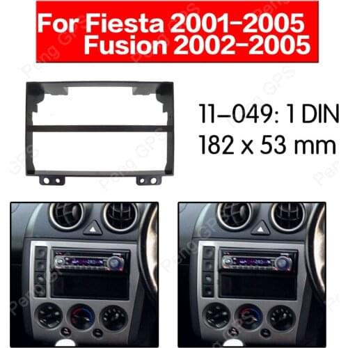 1 din Car Radio stereo Fitting Fascia installation For FORD Fiesta 2001-2005 Fusion 2002-2005 Fascias Mount Facia Mount Bezel