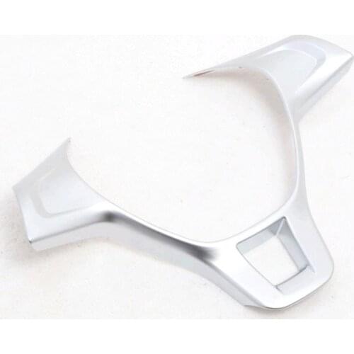 Car styling For Volkswagen Tiguan 2017 Interior Steering Wheel Panel ABS Matte Cover Trim