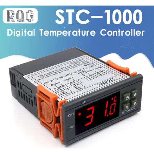 STC-1000 STC 1000 LED Digital Thermostat for Incubator Temperature Controller Thermoregulator Relay Heating Cooling 12V 24V 220V