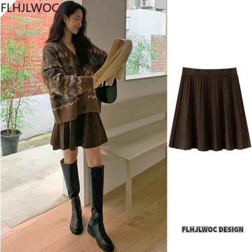 FLHJLWOC High Waist Skirts For Women