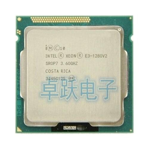 INTEL XEON E3-1280V2 3.60GHZ Quad-Core 8M Cache E3-1280 V2 LGA1155 69W free shipping