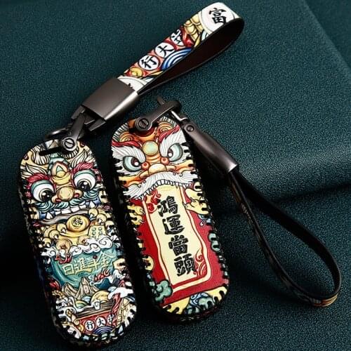 Leather Car Remote Key Case Fob Cover For Mazda 2 3 6 Atenza Axela CX-5 CX5 CX 5 CX-7 CX-9 Smart Key