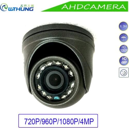 Mini Dome Camera Metal Case AHD 1.0MP 1.3MP 2MP 4MP Indoor/Outdoor Waterproof IR Cut filter Night Vision For CCTV Security Cam