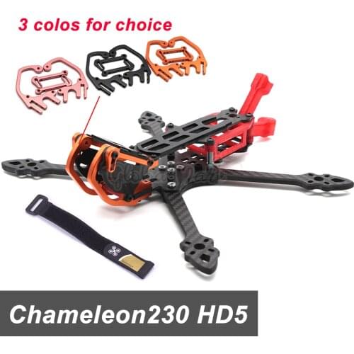 Chameleon230 HD5 5inch Chameleon 230mm 230 Freestyle Quadcopter Frame with 5mm Arm TPU 3D Printing Parts for FPV RC Racing Drone