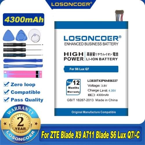 LOSONCOER ZTE Blade X9 Phone Batteries China