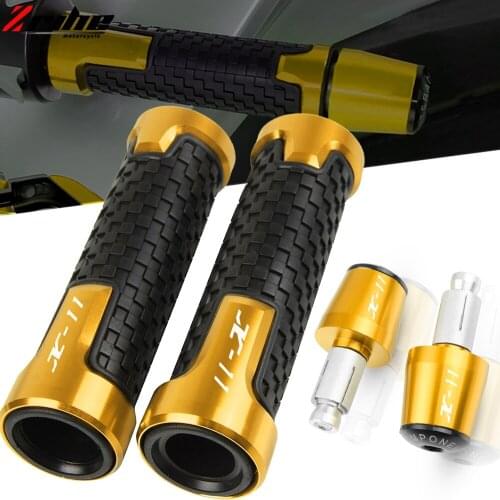 Motorcycle 7/8" 22MM Handle Grips Racing Grips Handlebar Handles Grips Ends For Honda X-11 X11 1999-2007 2000 2001 2002 2003