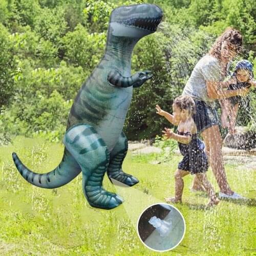 Inflatable Outdoor Toys For Child Adult Kids Squirting Dinosaur Model Toy Water Spray Dinosaur Water Jet Toy Game L4MC