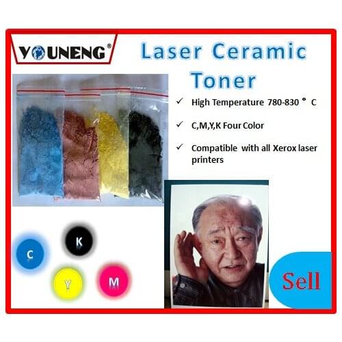 New compatible color ceramic toner powder for xerox 105 6510 6050 CM105,CMYK,200g/lot high temperature
