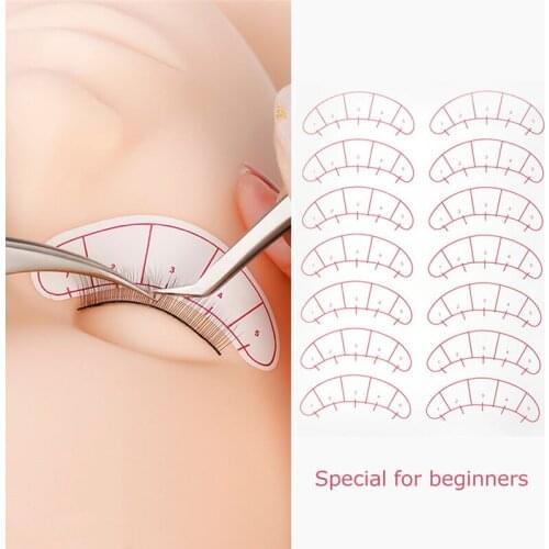 70 Pairs New Paper Patches Eyelash Under Eye Pads Lash Grafting Eyelash Extension Eye Tips Sticker Wraps Make Up Tools