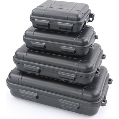 Outdoor Waterproof Survival Sealed Box Dustproof Shockproof Plastic EDC Tools Storage Container Case Holder Fishing Tackle Tools